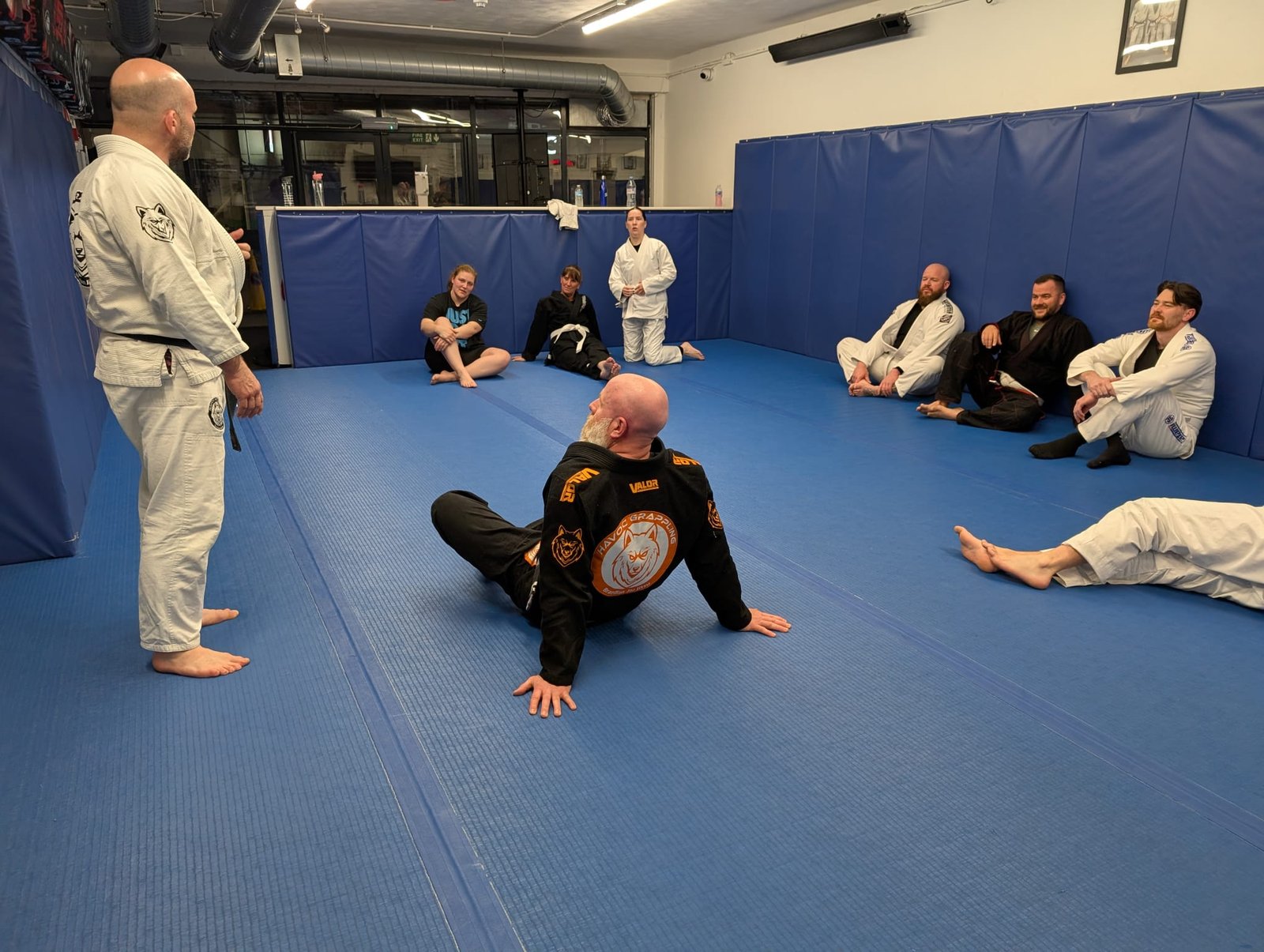 Havoc Grappling coach teaching a class